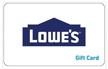 $100 Lowe's eGift Card - eMail Delivery Only!