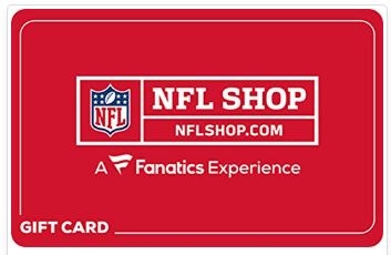 $100 NFLShop.com by Fanatics eGift Card - eMail Delivery Only!