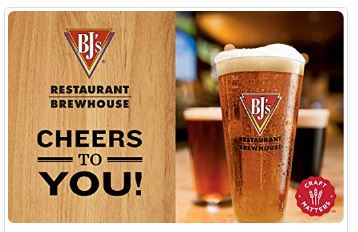 $50 BJ's Restaurant & Brewhouse eGift Card