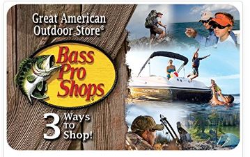 $100 Bass Pro Shops eGift Card - eMail Delivery Only!