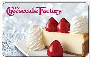 $50 The Cheesecake eGift Card - eMail Delivery Only!