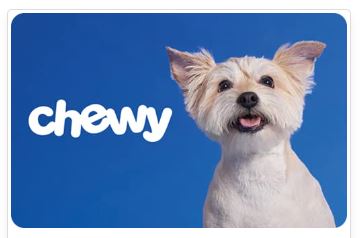 $50 Chewy eGift Card - eMail Delivery Only!