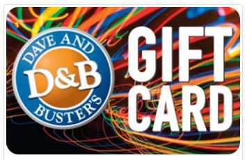 $50 Dave & Buster's eGift Card - eMail Delivery Only!