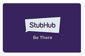 $50 StubHub eGift Card - eMail Delivery Only!