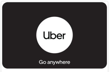 $50 Uber eGift Card - eMail Delivery Only!